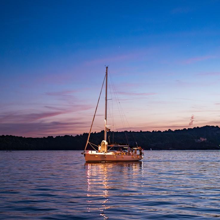 Yacht life captured moment